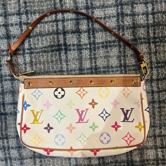 Authentic Louis Vuitton multicolor pochette - Picture 4 of 5